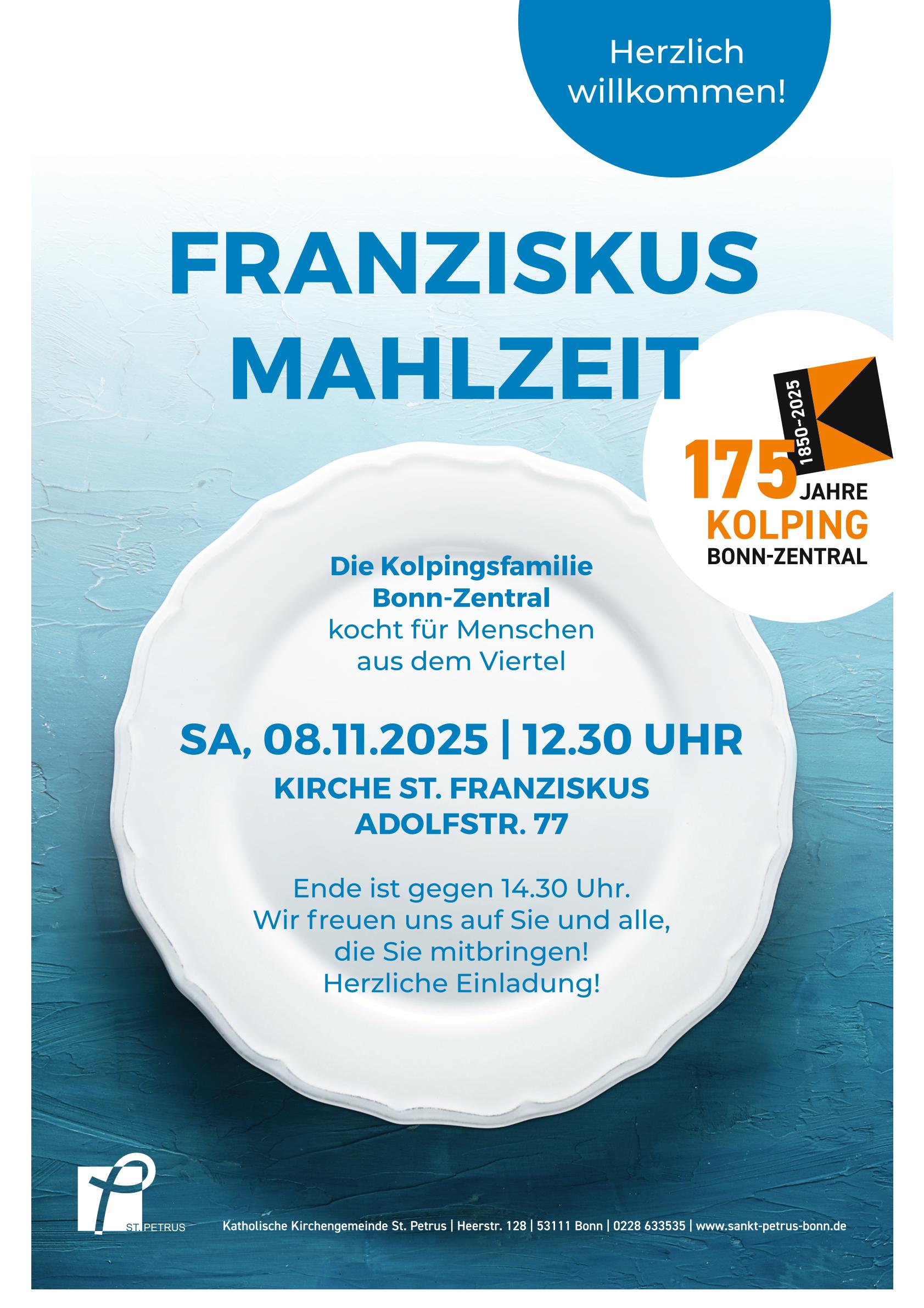 Franziskusmahlzeit 2025 11 08